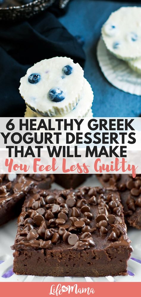 6 Healthy Greek Yogurt Desserts That Will Make You Feel Less Guilty Greek Yogurt Desserts, Plain Greek Yogurt Recipes, Greek Yogurt Recipes Dessert, Greek Yogurt Snacks, Recipes For Men, Yogurt Dessert Recipes, Yogurt Desserts, Greek Yogurt Dessert, Heart Healthy Desserts