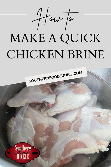 How To Brim Chicken, Simple Chicken Brine Recipe, Brine For Chicken Leg Quarters, How Do You Brine Chicken, Chicken Brine Recipe For Frying, Salt Water Brine For Chicken, Quick Chicken Brine Recipe, Wet Brine Chicken, Chicken Brine For Fried Chicken