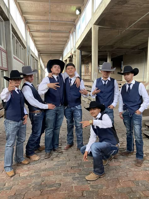 Blue Quince Chambelanes Outfits, Quinceñera And Chambelanes, Chambelanes Outfits Quinceanera Silver, Quince Chambelanes Outfits Royal Blue, Quince Outfits For Guys, Surprise Dance Outfits Quinceanera Guys, Father Of Quinceanera Outfit, Purple Chambelan Outfits Vaquero, Light Blue Chambelanes Outfits Vaquero