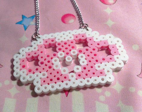 Cutecore Perler Bead, Kandi Inspo, Easy Perler Bead Patterns, Pokemon Perler Beads, Kandi Ideas, Pearl Beads Pattern, Perler Ideas, Easy Perler Beads Ideas, Fuse Bead Patterns