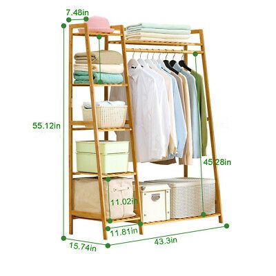 Rack Closet, Bamboo Clothes, Hanger Stand, Clothes Stand, Dekorasi Kamar Tidur, Bamboo Clothing, Clothes Rail, Clothes Drying Racks, Closet Organizer