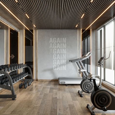 Gym Design Ideas, Commercial Gym Design, Gym Design Interior, House Gym, Basement Gym, Gym Room At Home, Indoor Gym, Gym Lockers, Cardio Machines