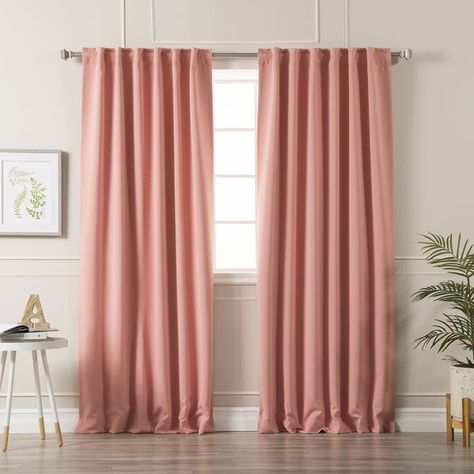 Pink Blackout Curtains, Classic Curtains, Double Curtains, Rustic Curtains, Thermal Curtains, Beautiful Curtains, Rod Pocket Curtain Panels, Rod Pocket Curtains, Colorful Curtains