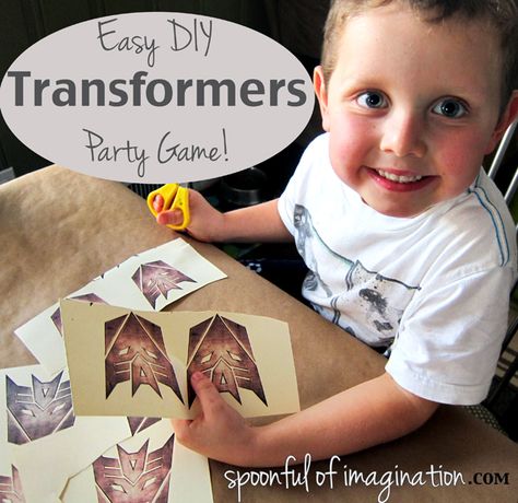 Such an easy #Transfomers party game that you can make in just a few minutes! Transformers Party Games, Rescue Bots Party, Rescue Bots Birthday, Transformers Party, Transformers Birthday Parties, Transformers Birthday, Transformer Party, Transformer Birthday, 4th Birthday Party