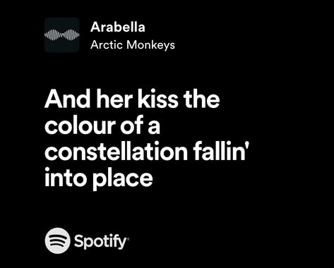 arctic monkeys | arabella. Arabella Lyrics, Arabella Arctic Monkeys, Arabella Aesthetic, Arctic Monkeys Quotes, Arctic Monkeys Lyrics, Monkeys Band, Gimlet, Artic Monkeys, Words Of Affirmation