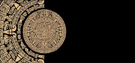 Maya Design, Lost Civilizations, Mayan People, Circle Symbol, Ancient Mayan, A Circle, Wallpaper Pc, Vector Photo, Premium Vector