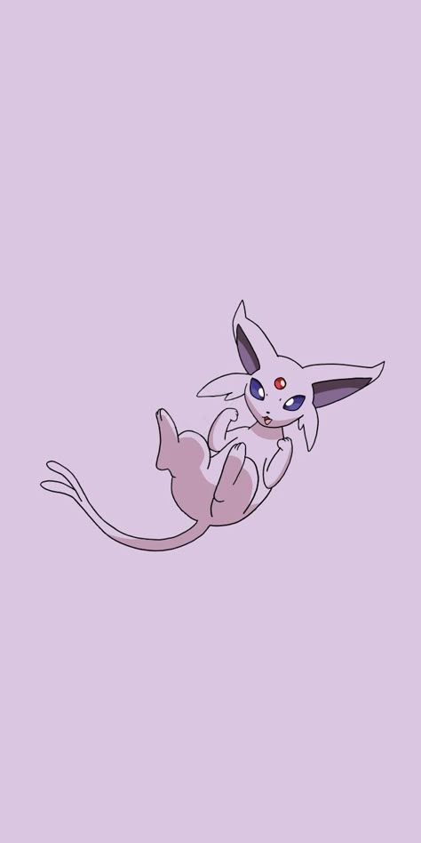 Espeon Wallpaper Iphone, Pokemon Espeon Wallpaper, Simple Pokemon Wallpaper, Cute Pokemon Wallpapers Aesthetic, Eevee Background, Pokémon Phone Wallpaper, Espeon Wallpaper, Pokemon Homescreen, Pokemon Wallpaper Aesthetic