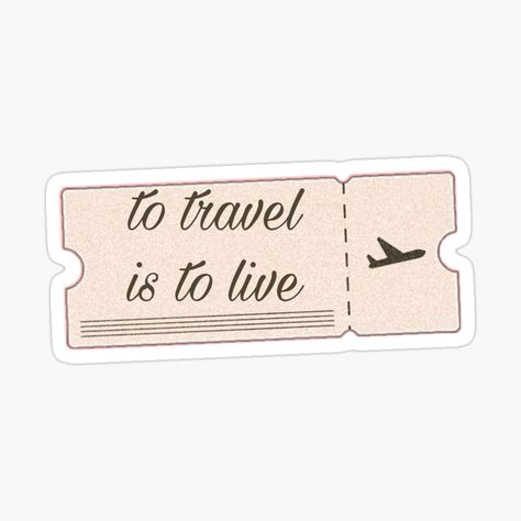 Vacation Stickers, Aesthetic Travel Stickers, Stickers For Travel Journal, Getaway Car Sticker, Destination Stickers, Summer Vacation Stickers, Cat Phone Wallpaper, Red Bubble Stickers, Bubble Stickers