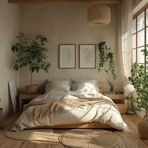 Organic Room Decor, Interior Appartement Design, Interior Design Texture Inspiration, Mediterranean Japandi, Bright Earthy Bedroom, Monastic Interiors, Organic Apartment, Flat Design Interior, Organic House Design