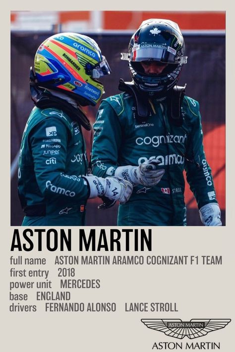 Aston Martin Formula 1 Polaroid Poster Formula 1 Polaroid Poster, F1 Polaroid Poster, Aston Martin Poster, F1 Room, F1 Aston Martin, F1 Racing Poster, Formula 1 Iphone Wallpaper, Austin Martin, Aston Martin F1