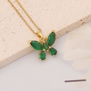 Emerald Green Pendant Necklace Zirconia Butterfly Gold Emerald Green Pendant Necklace Zirconia Butterfly Gold | Buy Best Cheap Jewelry [20221114-4] - $7.23 : FashionSonder - Online Best Cheap Workout Clothes, Jewelry, Casual Activewear Outfits Shop For Women and Men Gold Initial Necklaces, Emerald Green Necklace, Green Pendant Necklace, Cocktail Dinner, Green Pendant, Zircon Necklace, Green Pendants, Initial Necklace Gold, Floral Pendant