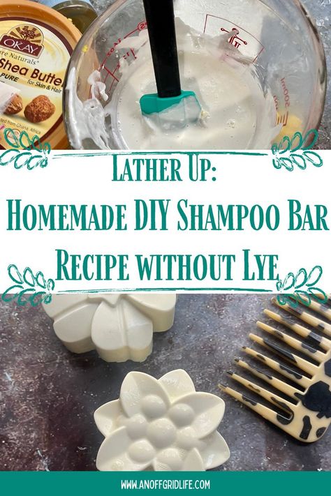 Homemade Shampoo Bar. Conditioner Bar Recipe, How To Make Shampoo, Diy Shampoo Recipe, Diy Shampoo Bar, Homemade Shampoo Bar, Shampoo Bar Recipe, Goat Milk Recipes, Natural Shampoo Bar, Baking Soda Benefits