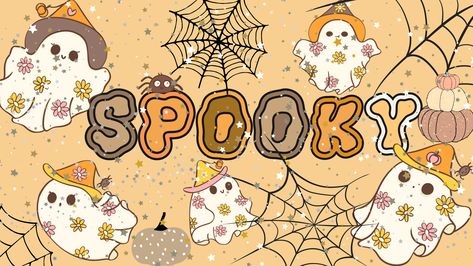 halloween wallpaper! Chromebook Wallpaper, Halloween Wallpaper, Ipad Wallpaper, Cute Halloween, Ipad, Iphone, Halloween