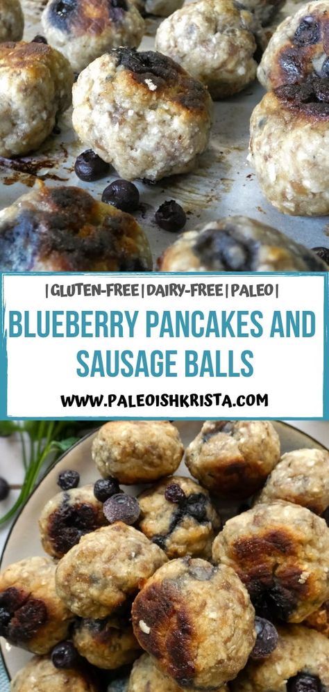 All of the flavors of sweet blueberry pancakes and savory breakfast sausage all in one bite? Say no more! These gluten-free, dairy-free and paleo-friendly breakfast balls are the meatballs you never knew you needed! They're a great grab-and-go breakfast, snack or protein-packed pre or post work out! | #glutenfreemeatballs #healthyeasterbrunchideas #freezerbreakfasts #paleomeatballs #sausageballs #paleoblueberrypancakes #glutenfreeeaster #healthysnacks #easterbrunchmenuitems #paleopancakescoconut Paleo Blueberry Pancakes, Healthy Easter Brunch, Breakfast Balls, Pancake Sausage, Beginner Cook, Gluten Free Meatballs, Kids Breakfast, Paleo Recipes Breakfast, Food Freedom