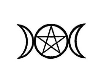 pentagram stamp – Etsy Triple Moon Pentacle Tattoo, Triple Moon Tattoo, Aum Tattoo, Pentacle Tattoo, Pentagram Tattoo, Witchcraft Tattoos, Moon Goddess Art, Moon Pentacle, Elements Tattoo