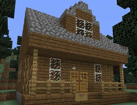 Minecraft Beta House, Minecraft Beta Builds, 7 Days To Die Base Ideas, Beta Minecraft, Minecraft Beta, Minecraft Homes, Minecraft P, Building A Small Cabin, Minecraft Building Ideas