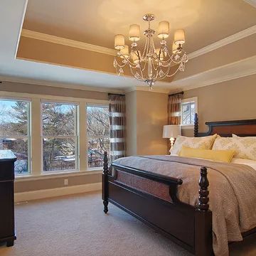 Accent Ceiling Bedroom, Tray Ceiling Lighting Ideas, Tray Ceiling Crown Molding, Crown Molding Tray Ceiling, Tray Ceiling Bedroom, Crown Molding Vaulted Ceiling, Tray Ceiling Ideas, Ceiling Crown, Trey Ceilings