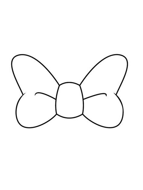 Minnie Bow Template, Bow Template Printable Free, Minnie Mouse Bow Template, Bow Coloring Pages, Flora Disney, Bows Template, Punchneedle Ideas, Punch Toka, Bow Tie Template