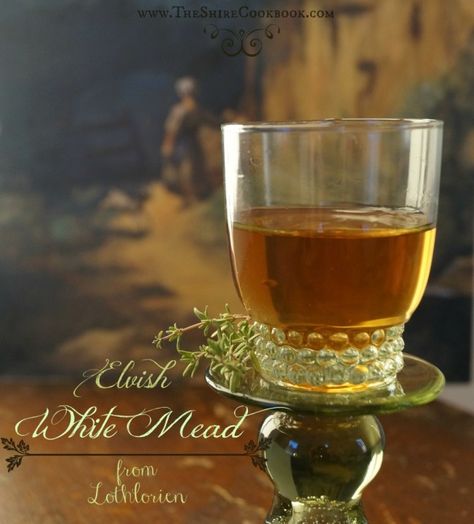 Elvish White Mead Burnt Honey, Hobbit Food, Honey Mead, Mead Wine, How To Make Mead, Mead Recipe, Homemade Alcohol, Homemade Liquor, Brewing Recipes