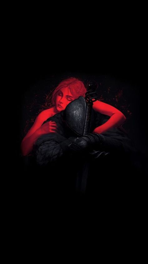 Darkness Girl, Dark Souls Wallpaper, Red And Black Wallpaper, Red Knight, Model Woman, Dark Fantasy Artwork, Body Fashion, Dark Souls Art, Black And White Art Drawing