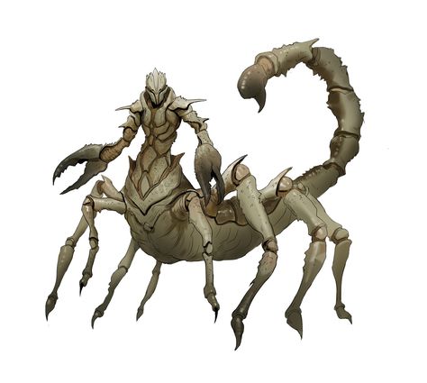 Scorpion Monster, D D Monsters, Army Pics, Dnd Monsters, Monster Concept Art, Dungeons And Dragons Characters, Fantasy Monster, Weird Creatures, Fantasy Concept Art