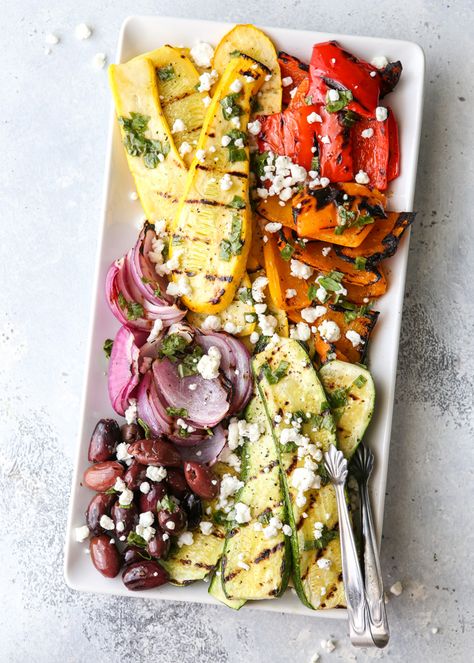 Vegetable Antipasto, Completely Delicious, Vegetable Platter, Antipasto Platter, Dinner Party Summer, Grilled Veggies, Kalamata Olives, Cured Meats, Summer Squash