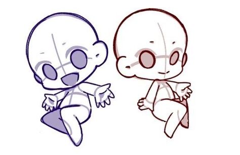 Chibi Poses, Chibi Body, Chibi Sketch, Chibi Drawings, Sketch Inspiration, Art Prompts, Art Poses, Art Tutorials Drawing, Art Drawings Sketches Simple