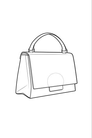 www.wgsn.com Contemporary lady bag: The classic handbag returns in smaller proportions Contemporary colours update and have particular impact in colour-block designs Oversized feature fastenings incorporate pared-back turn locks, clasps and concealed magnetic hardware Flat Drawings, Bag Illustration, Drawing Bag, Flat Sketches, Classic Handbags, Fashion Sketchbook, Trending Handbag, Illustration Fashion Design, Cute Purses