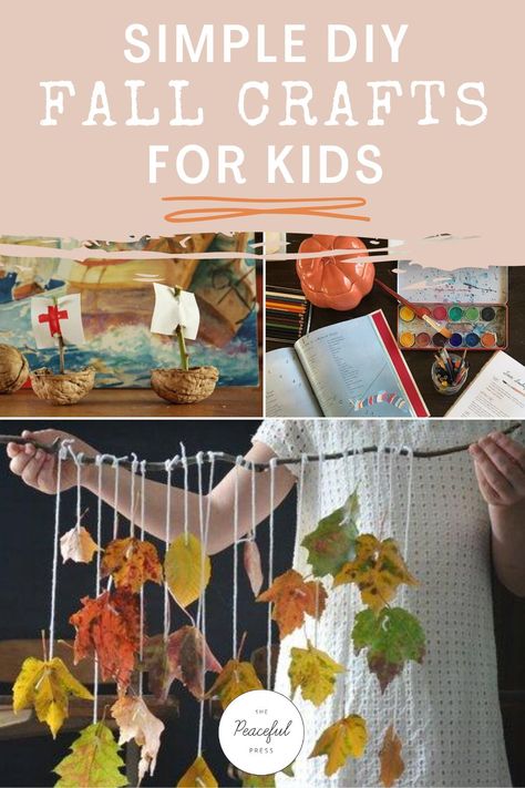 Get ready for the first day of fall with these printable autumn themed activities for kids! Great crafts and nature studies for preschool, toddler, and elementary students. Add these fun indoor and outdoor ideas to your fall bucket list. Perfect for homeschool curriculum or to do on a rainy day at home. Fall Nature Study, Leaf Activities, Fall Activities For Kids, Peaceful Press, Study Craft, Hedgehog Craft, Autumn Leaves Craft, Fun Fall Crafts, Fall Nature