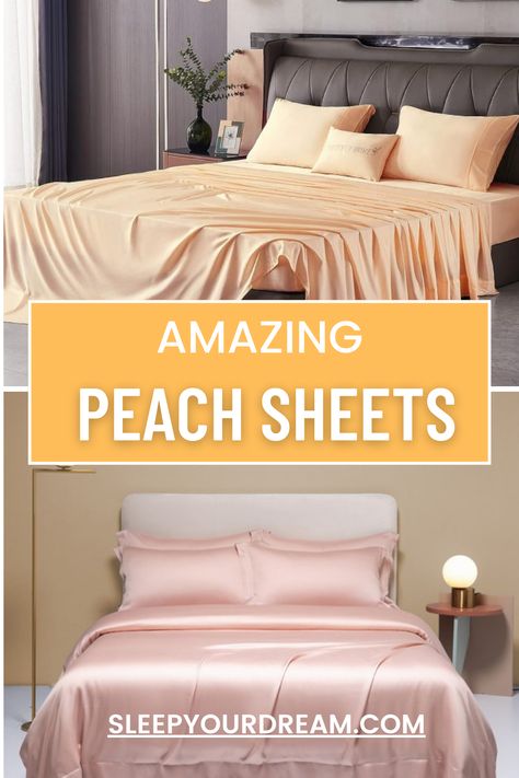 The World of Peach Sheets: Comfort, Quality, and Elegance Peach Sheets, Perfect Bedding, Sleep Comfortably, Bed Sheets, Your Perfect, Mattress, New Homes, Sleep, Benefits