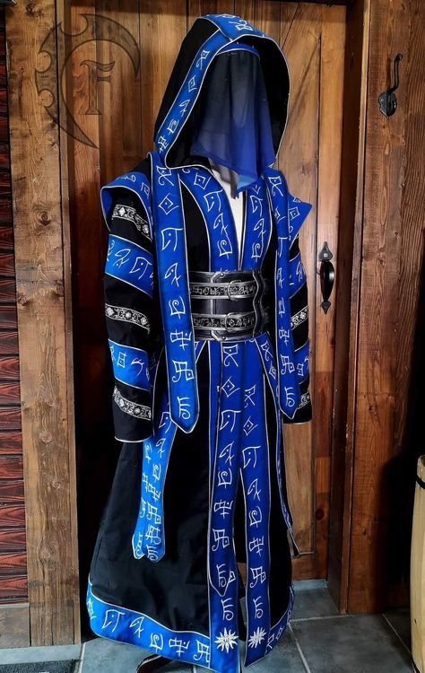 Wizard Robe Design, Space Wizard, Wizard Outfit, Wizard Cosplay, Sci Fi Outfit, Wizard Robes, Sci Fi Clothing, Magic Clothes, Wizard Costume