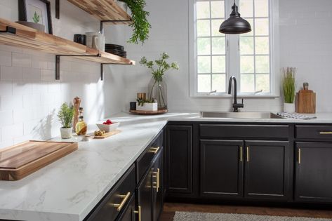 VT Industries Inc. Low Maintenance Countertops, Different Types Of Countertops, Kitchen Remodel Trends, Types Of Countertops, Laminate Worktop, Laminate Kitchen, Kitchen Refresh, How To Install Countertops, Countertop Design