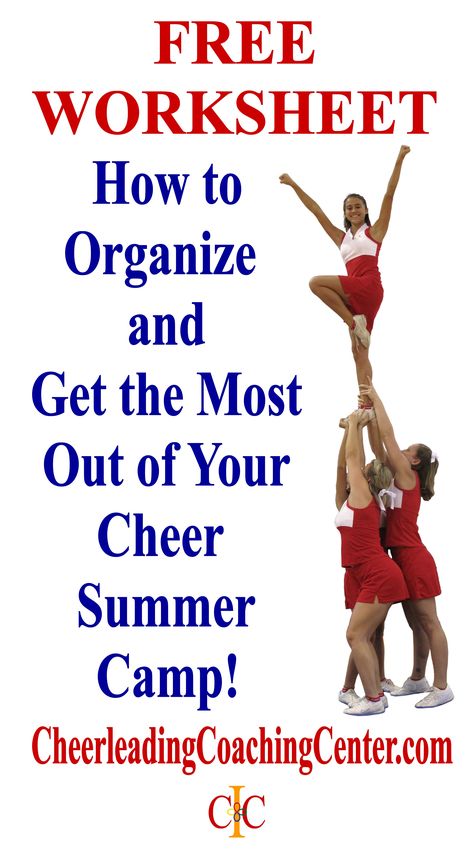 Cheerleading Camp Ideas, Cheer Camp Ideas, Peewee Cheerleading, Cheerleading Chants, Cheerleading Camp, Youth Cheerleading, Cheerleading Workouts, Cheerleading Coach, Kids Cheering