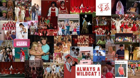 Hsm Wallpaper, Musical Wallpaper, High School Musical 3, East High School, Camp Rock, First Crush, High School Musical, Wallpaper Quotes, Wild Cats