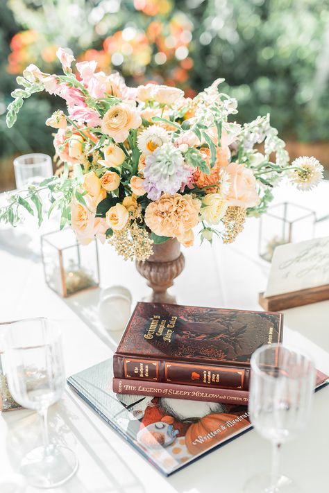 Enchanted Storybook Themed Wedding | Photography by Book Centrepiece Wedding, Wedding Design Board, Barnsley Gardens, Storybook Gardens, Romantic Inspiration, Wedding Angels, Book Centerpieces, Wedding Glamour, Storybook Wedding