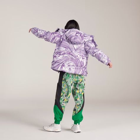 adidas by Stella McCartney Printed Padded Winter Jacket - White | adidas UK Adidas Jackets, Football Training, Adidas By Stella Mccartney, Stella Mccartney Adidas, Adidas Online, White Adidas, Shoes Winter, Adidas Shoes, Stella Mccartney