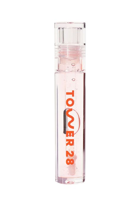 Best Clear Lip Gloss, Tower 28, Lip Jelly, Sephora Skin Care, Healthy Lips, Raspberry Seeds, Bare Lip, Raspberry Seed Oil, Clear Lip Gloss