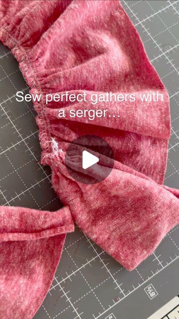 Emily Thompson on Instagram: "Have you tried gathering on your serger?? It’s one of my favorite sewing techniques! I’ve been working on a ruffled dress for my daughter and this is making it so so simple… more details #onlifesewsavory if you need. Search five ways to gather for details. #brothersews #brotherserger #sergersewing #ilovemyserger @brothersews" Serger Sewing, Ruffled Dress, For My Daughter, Have You Tried, Sewing Techniques, Fashion Sewing, Ruffle Trim, You Tried, My Daughter