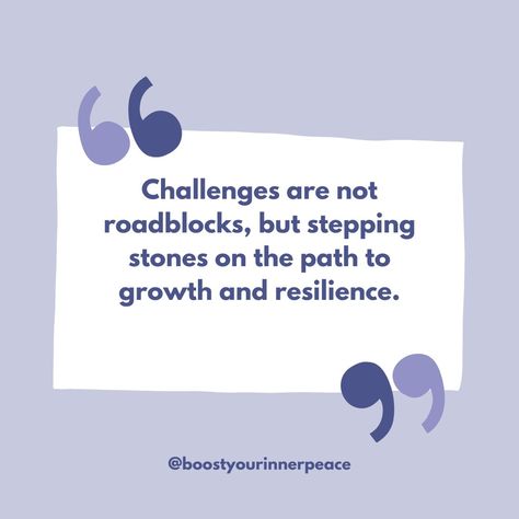 🌟 Embrace every challenge as an opportunity for growth and resilience. 💪✨ Each obstacle you overcome is a stepping stone on your journey toward success. 🚶‍♂️💼 Let this quote remind you that challenges are not barriers, but rather, they are the building blocks of your strength and determination. #Challenges #GrowthMindset #ResilienceJourney Challenges Are Opportunities Quotes, Overcoming Obstacles Quotes, Obstacle Quotes, Opportunity Quotes, Overcoming Obstacles, Stepping Stone, Mind Body Soul, The Building, Positive Mindset