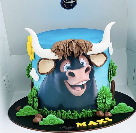 Ferdinand Birthday Cake, Disney Party, Boy Birthday Cake, Cakes For Boys, Birthday Gift Ideas, No Bake Desserts, Bday Party, Disney Pixar, Walt Disney