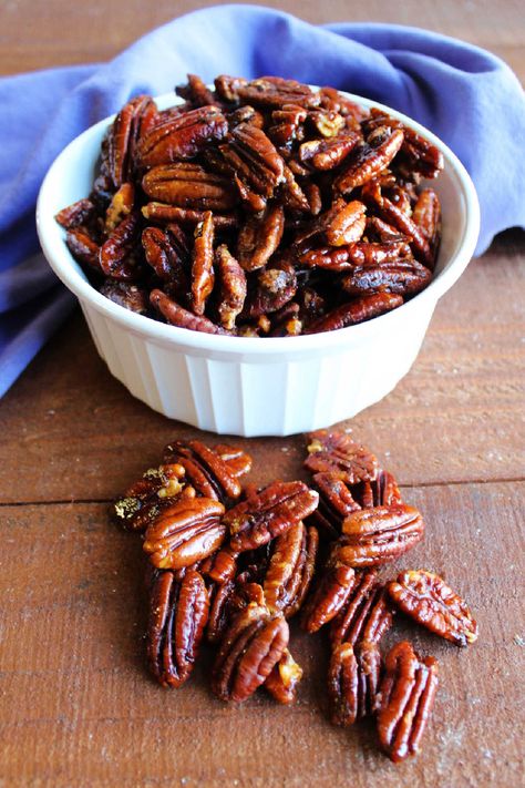 Candied Spiced Pecans, Savory Pecans Holidays, Savory Snacks To Sell, Spicy Pecans Recipe Cayenne Peppers, Seasoned Roasted Pecans, Spicy Pecans Recipe Holidays, Cinnamon Spiced Pecans, Seasoned Pecans Savory, Pecans With Worcestershire