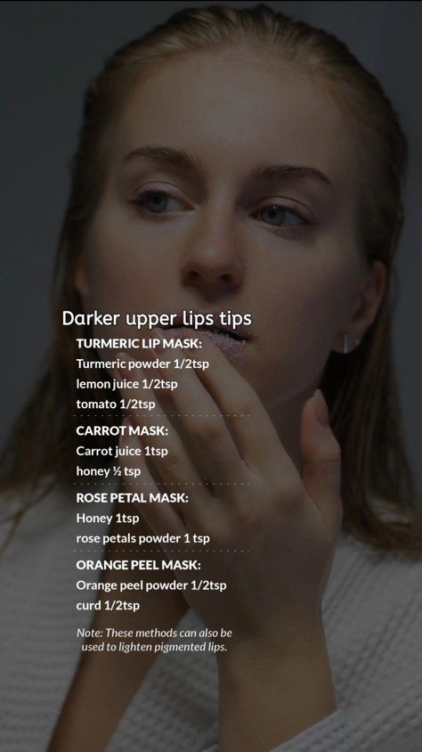 Dark Upper Lip Remedies, How To Lighten Lips, How To Lighten Dark Lips, Hyperpigmentation Around Lips, Upper Lip Darkness How To Remove, Dark Lips Remedy, Dark Upper Lip, Lighten Dark Lips, Upper Lips