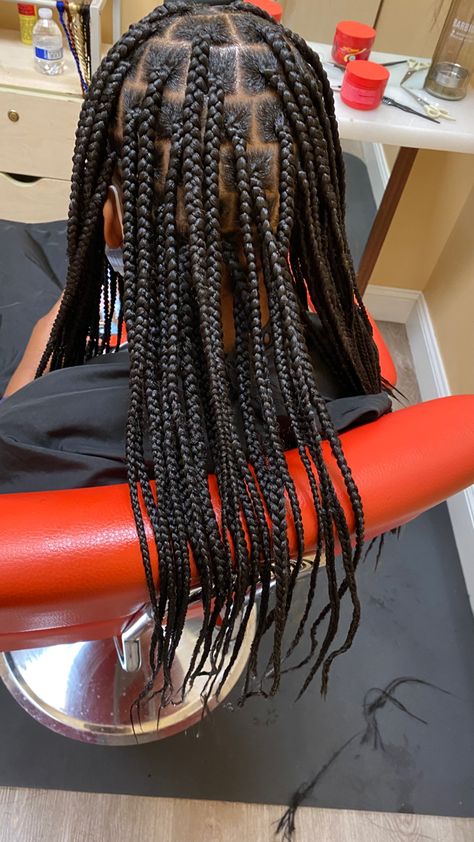 Knotless braids by me Knotless Braids Hairstyles For Kids, Individual Braids For Kids, Kids Knotless Braids, Knotless Braids For Kids, Kids Hairstyle, Hair Pics, Kid Hairstyles, Individual Braids, Kid Hair