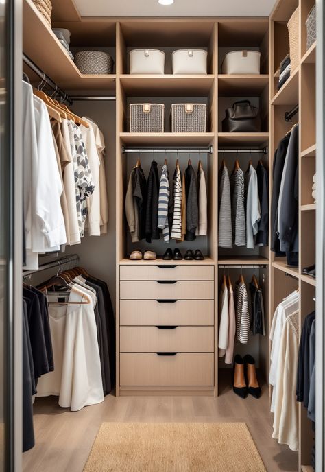 Walk in Closet Ideas Wardrobe System Design, Walk In Closet Drawers, Modular Closet System, Boutique Style Closet, Walk In Wardrobe Design, Movable Shelves, Modular Closet, Modular Wardrobe, Walk In Closet Ideas