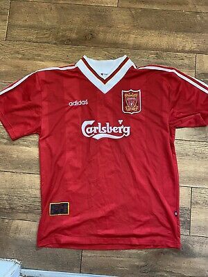 (eBay) adidas Liverpool 1995 1996 95 96 XXL 100% authentic Retro Vintage Vintage Football Shirts, Retro Football Shirts, Jersey Football, Retro Football, Liverpool Football, Vintage Football, Liverpool Fc, Football Shirt, Football Shirts