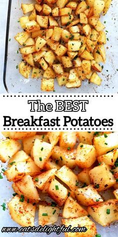 Best Breakfast Potatoes, Golden Potato Recipes, Fried Breakfast Potatoes, Breakfast Potatoes Recipe, Crispy Breakfast Potatoes, Potato Breakfast Recipes, Breakfast Potato Casserole, Grilled Chicken Marinade, Fried Breakfast