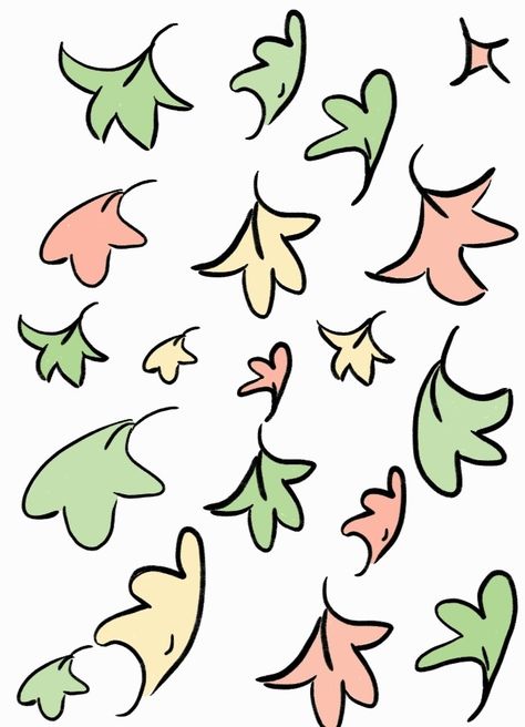 Heart Stopper Leaves On Wall, Heartstopper Leaves Wall, Heartstopper Hojas, Heartstopper Dibujos, Heart Stopper Leaves, Heartstopper Leaves, Leaf Cutout, Leaf Template, Leaf Drawing