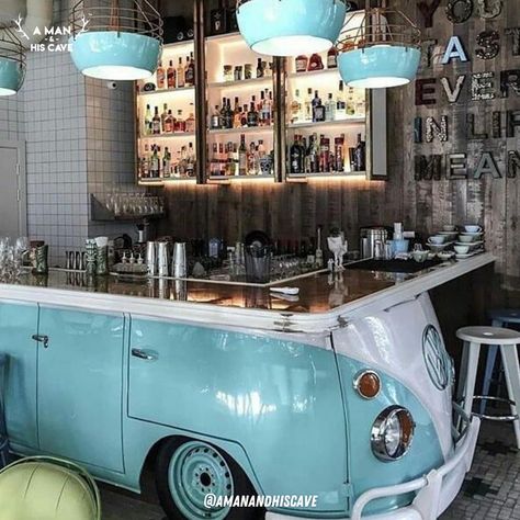 Automotive Furniture, Car Part Furniture, Car Furniture, Colorful Clothes, Coffee Places, Stil Industrial, 카페 인테리어 디자인, Automotive Decor, Coffee Shop Design