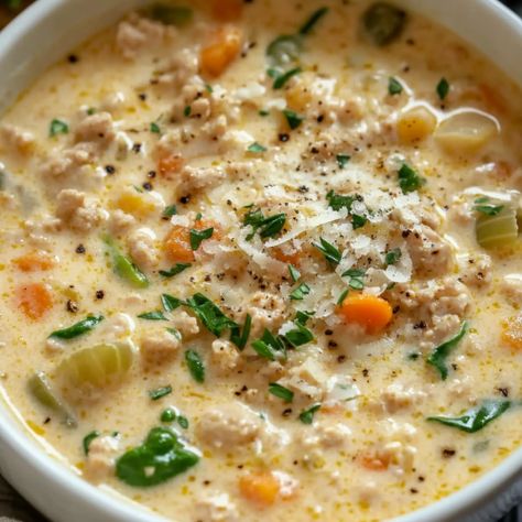 Kielbasa Potato Soup - An Organized Chaos Baked Cowboy Dip, Kielbasa Potato Soup, Cowboy Dip, Baked Yellow Squash, Pimento Cheese Dip, Cream Cheese Spread, Ground Beef Stroganoff, Vegetable Sticks, Hot Sausage