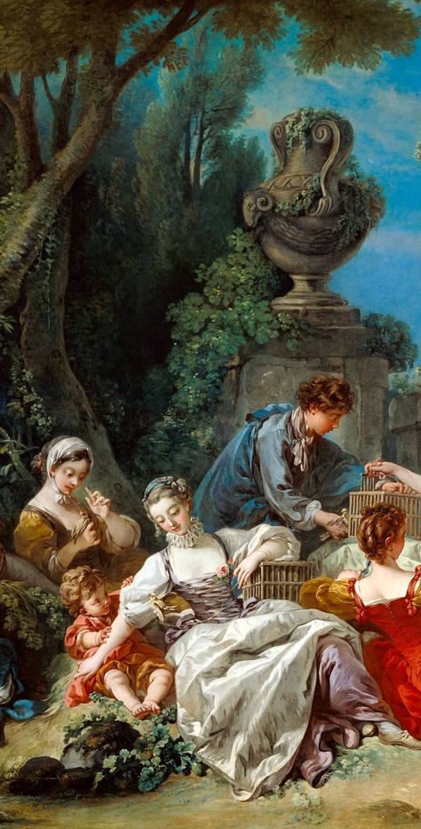 by François Boucher | Getty Center, Los Angeles, USA Rocco Paintings, Francois Boucher Paintings, Renicansse Art, Art Movement Timeline, Rococo Paintings, Pomade Packaging, Getty Center Los Angeles, François Boucher, Rococo Painting